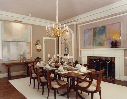 Photo of a Dining Room by John Maciejowski Interiors- Interior Design for Greater Boston and Massachusetts